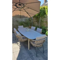 VDG Set van 4 - Julia dining tuinstoel - Antraciet