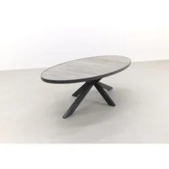 VDG Silva ovale tuintafel - houtlook - 240 x 115 cm