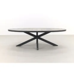 VDG Silva ovale tuintafel - houtlook - 240 x 115 cm