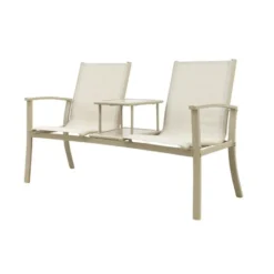 VDG Tete-a-Tete aluminium tuinbank Felix- Latte