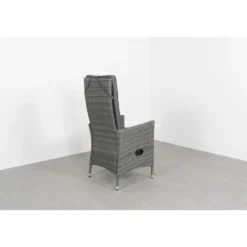 VDG Timber wicker verstelbare tuinstoel - Organic grey