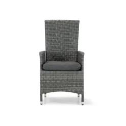Verstelbare Tuinstoel Wicker Grijs-antraciet Domani Furniture Beluga