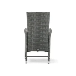 Verstelbare Tuinstoel Wicker Grijs-antraciet Domani Furniture Beluga