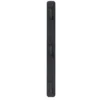 Verticale wandkapstok - met 3 haken - 6x67 cm - zwart
