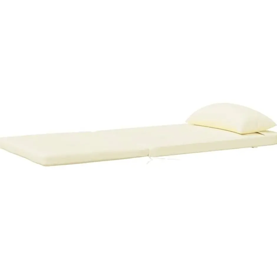 vidaXL - Adirondack Stoelkussen - Crème - Stof