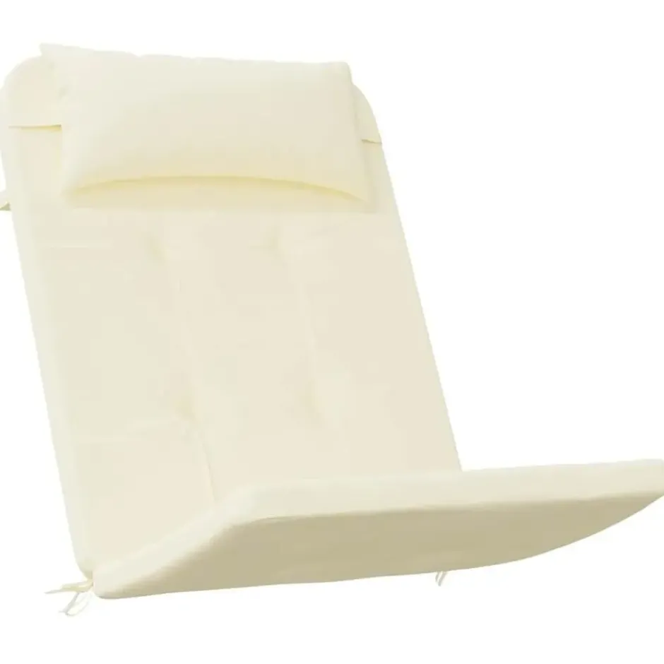 vidaXL - Adirondack Stoelkussen - Crème - Stof