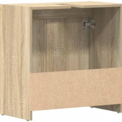 vidaXL - Badkamerkast - Bruin - Bewerkt hout