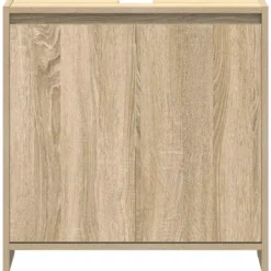 vidaXL - Badkamerkast - Bruin - Bewerkt hout