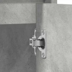 vidaXL - Badkamerkast - Grijs - Bewerkt hout