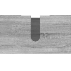 vidaXL - Badkamerkast - Grijs - Bewerkt hout