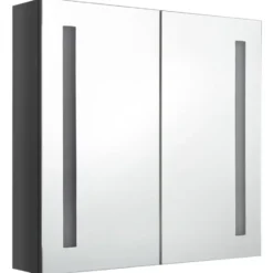 vidaXL - Badkamerkast - Grijs - MDF - 62 x 14 x 60 cm
