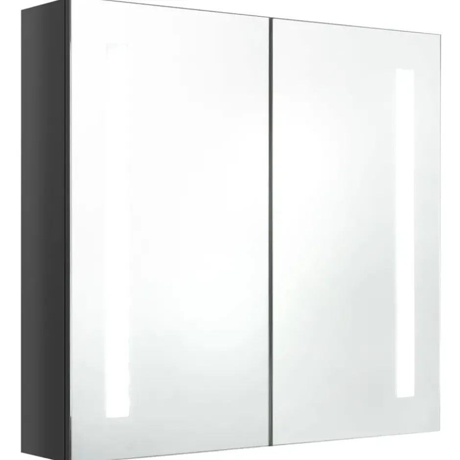 vidaXL - Badkamerkast - Grijs - MDF - 62 x 14 x 60 cm