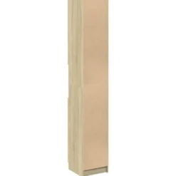 vidaXL Badkamerkast – Sonoma Eiken – Compact Design – Bewerkt Hout