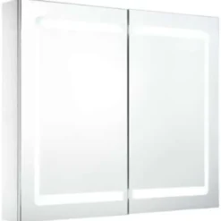 vidaXL - Badkamerkast - Wit - MDF