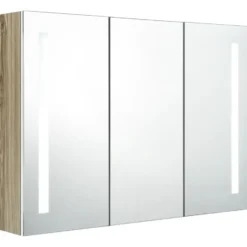 vidaXL - Badkamerkast - Wit - MDF - 89 x 14 x 62 cm