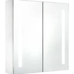 vidaXL - Badkamerkast - Wit - MDF - 62 x 14 x 60 cm