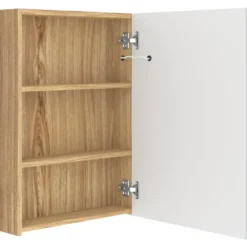 vidaXL - Badkamerkast - Wit - MDF - 50 x 13 x 70 cm