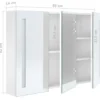 vidaXL - Badkamerkast - Wit - MDF - 89 x 14 x 62 cm