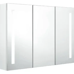 vidaXL - Badkamerkast - Wit - MDF - 89 x 14 x 62 cm
