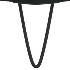 vidaXL - Badkamerkast 80x33x60 cm bewerkt hout zwart