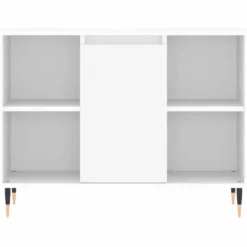 vidaXL - Badkamerkast 80x33x60 cm bewerkt hout wit