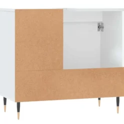 vidaXL - Badkamerkast 65x33x60 cm bewerkt hout wit