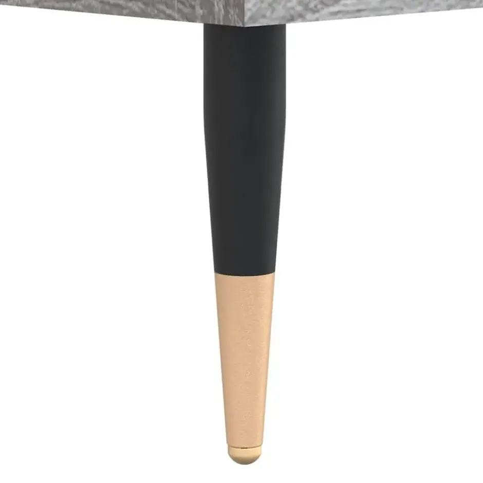 vidaXL - Badkamerkast 80x33x60 cm bewerkt hout grijs sonoma eikenkleurig