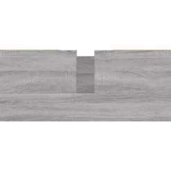 vidaXL - Badkamerkast 80x33x60 cm bewerkt hout grijs sonoma eikenkleurig