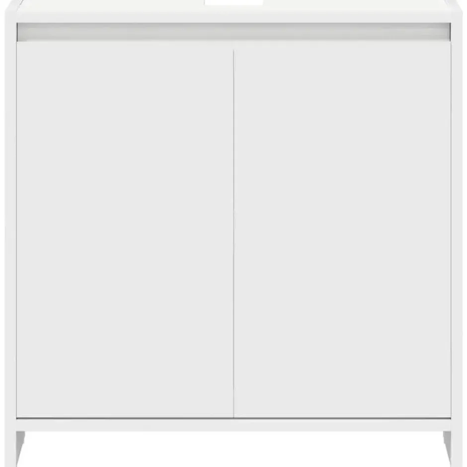 VIDAXL Badkamerkast 60x33x61 cm spaanplaat wit