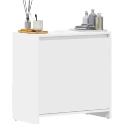 VIDAXL Badkamerkast 60x33x61 cm spaanplaat wit