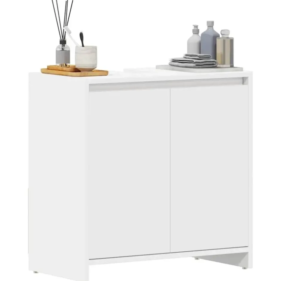 VIDAXL Badkamerkast 60x33x61 cm spaanplaat wit