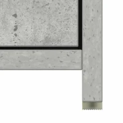 VIDAXL Badkamerkast 30x30x183,5 cm spaanplaat betongrijs