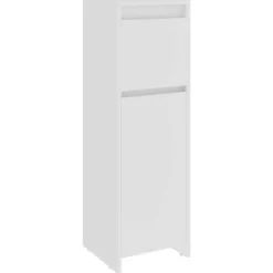 VIDAXL Badkamerkast 30x30x95 cm spaanplaat wit
