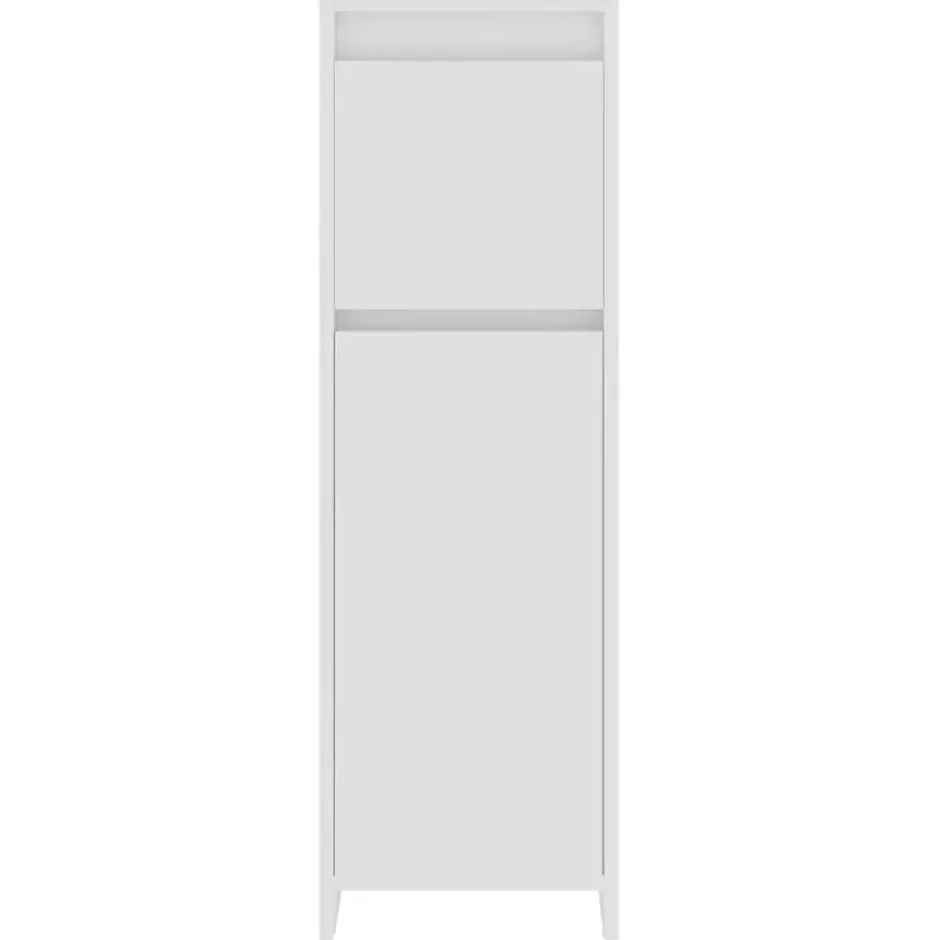 VIDAXL Badkamerkast 30x30x95 cm spaanplaat wit