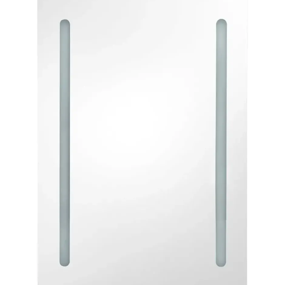 vidaXL - Badkamerkast - Zwart - MDF - 50 x 13 x 70 cm