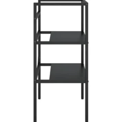 vidaXL - Badkamermeubelframe - Zwart - IJzer