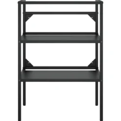 vidaXL - Badkamermeubelframe - Zwart - IJzer