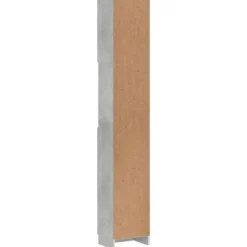 vidaXL - Badkamermeubel - Grijs - Bewerkt hout