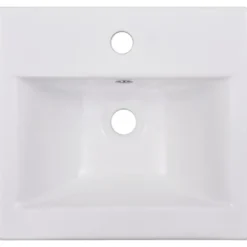 vidaXL - Badkamermeubelset - Wit - Bewerkt hout - 41 x 38.5 x 46 cm
