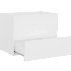 vidaXL - Badkamermeubelset - Wit - Bewerkt hout - 60 x 38.5 x 45 cm