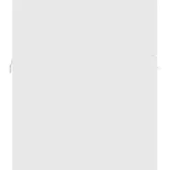 vidaXL - Badkamermeubelset - Wit - Bewerkt hout - 41 x 38.5 x 46 cm