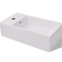 vidaXL - Badkamer Meubel - Zwart - Bewerkt hout