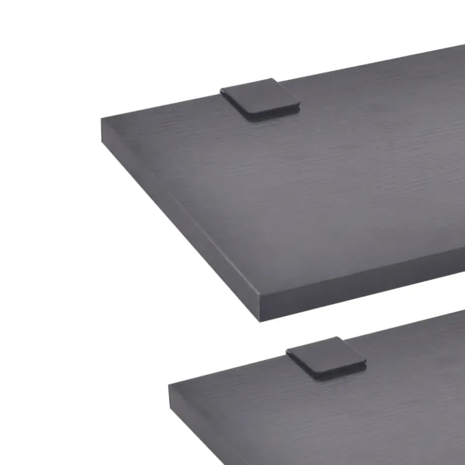 vidaXL - Badkamer Meubel - Zwart - Bewerkt hout