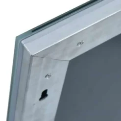 vidaXL - Badkamerspiegel - Zilver - Glas - 60 x 50 cm