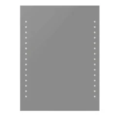 vidaXL - Badkamerspiegel - Zilver - Glas - 60 x 80 cm