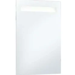 vidaXL - Badkamerspiegel - Zilver - Glas - 60 x 100 cm