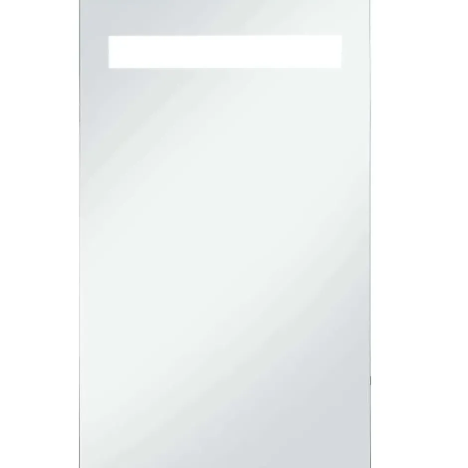 vidaXL - Badkamerspiegel - Zilver - Glas - 60 x 100 cm
