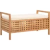 vidaXL - Bank - Bruin - Hout - 93 x 49 x 49 cm