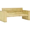 vidaXL - Bankje - Bruin - Geïmpregneerd grenenhout - 179 x 76 x 76 cm