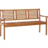 vidaXL - Bankje - Bruin - Hout - 150 x 60 x 89 cm
